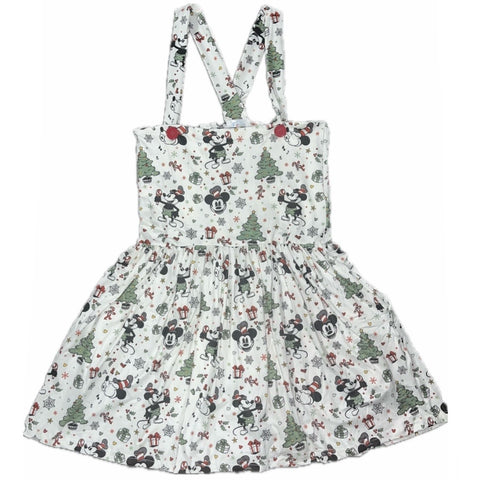 Steamboat Willie Mouse Holiday Suspender Skirt Dress