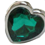 Medium Jewelry Heart Stainless Steel Butt Plug