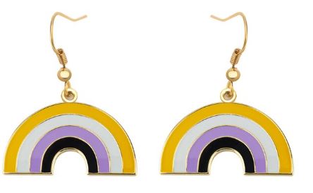 Non-Binary Rainbow Earrings