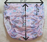 Kawaii Goth Pocket Diaper Print