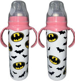 Hero Bat New 8 Ounce Stainless Steel Bottle With Handle