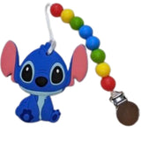 Alien VARIETY Silicone Teether Chewing Toy Pacifier Clip