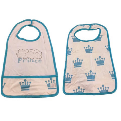 Adult Little Prince Double Sided Bib with Pocket