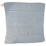 Knitted Blanket Baby Blue