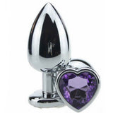 Medium Jewelry Heart Stainless Steel Butt Plug