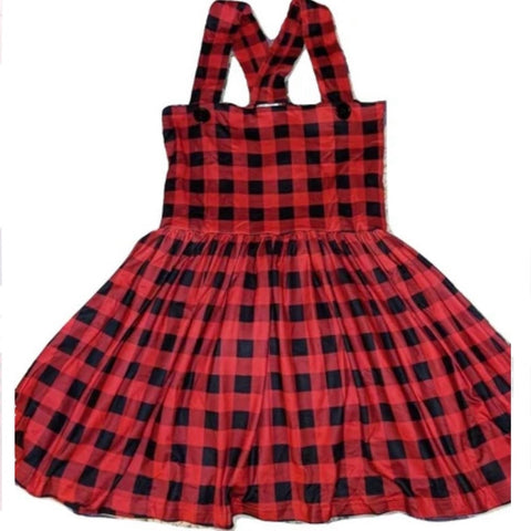 Black & Red Jumper Skirt Dress