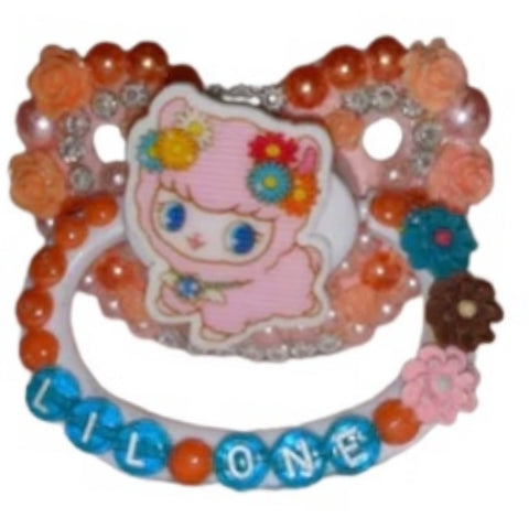 Lil One Lamb Deluxe Custom Pacifier DCP3104