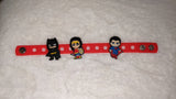 Heroes Silicone Jibbitz Bracelets