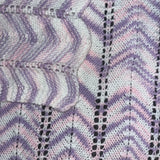 Knitted Blanket Lilac Purple