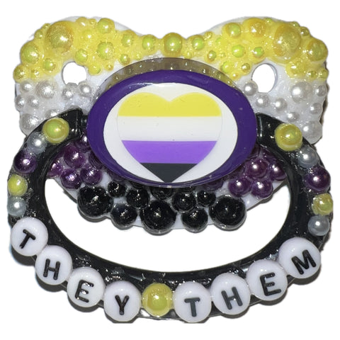 Non-Binary Deluxe Custom Pacifier