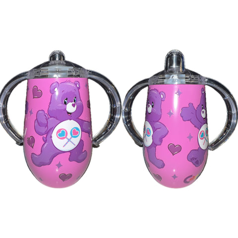 Rainbow Bears 14oz Stainless Steel Sippy Training Cup With Handle