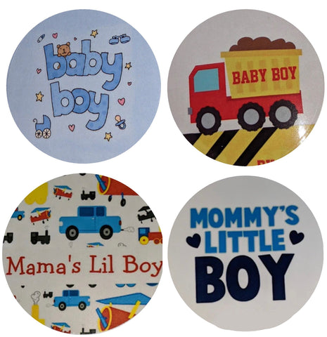 Baby Boy Vinyl Sticker Variety