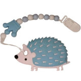 Hedgehog Porcupine Silicone Teether Chewing Toy Pacifier Clip