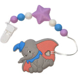 Elephant Silicone Teether Chewing Toy Pacifier Clip VARIETY