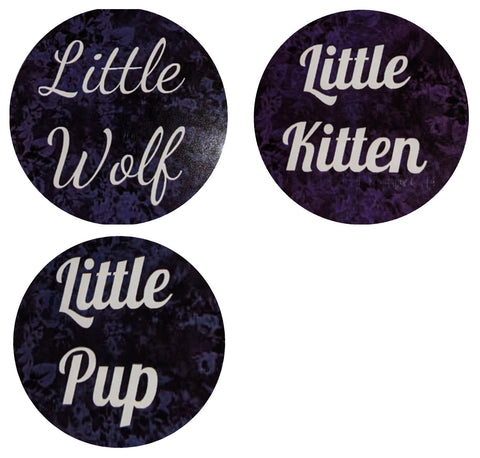 Little Pup Kitten Wolf Vinyl Sticker Variety