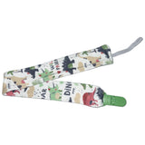 Wild Dino Friends Fabric Pacifier Clips