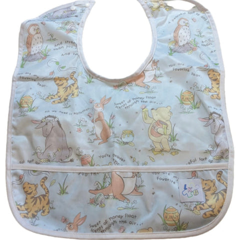 Little Bear Water Proof Bib with Pocket