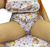 Lilac Spring Bears Pocket Diaper