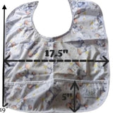 Little Bear Water Proof Bib with Pocket