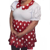 Red & White Polka Dot Dress XXS XS ONLY