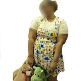 Happy Birthday Dinosaur Suspender Skirt Dress