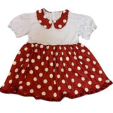 Red & White Polka Dot Dress XXS XS ONLY