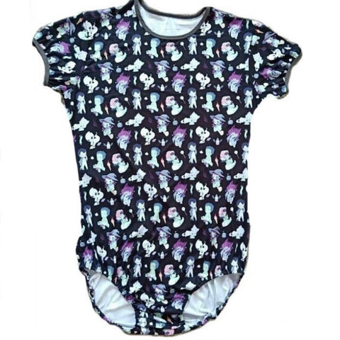 Tiny Terrors Black Bodysuit Size XXS Only