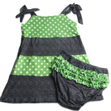 Spider Black & Green Dots Shorts Bloomers XXS Only ^