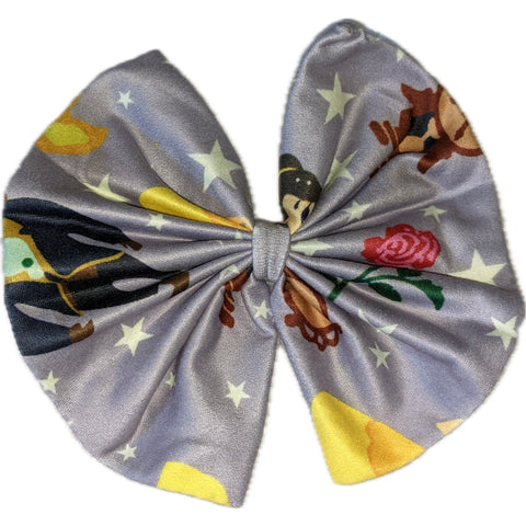 Princess Fabric Hair Bow