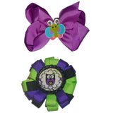 Bugs Owls Hair Bow