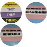 My Pronouns Vinyl Sticker Variety