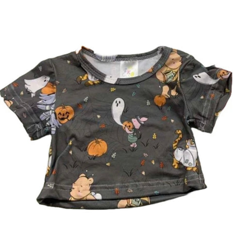 Trick or Treat Bear Dark Stuffie Shirt