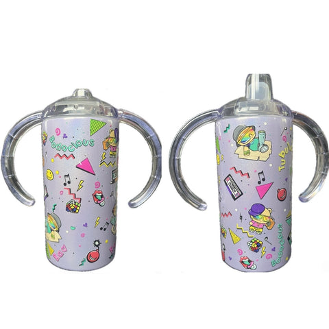 Totally 80s 12oz Stainless Steel Sippy Cup With Handle