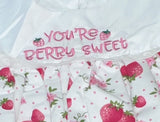 You're Berry Sweet BabyDoll Embroidered Dress