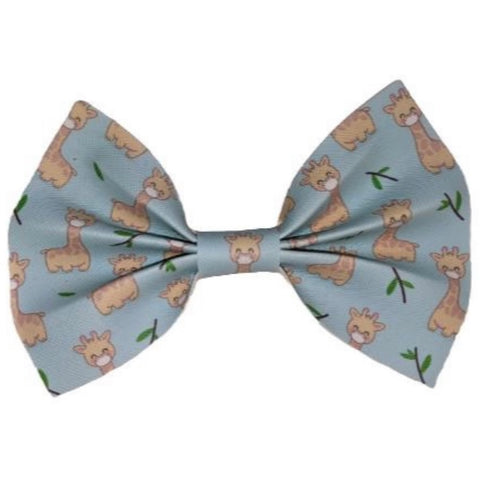 Giraffe Cartoon Synthetic Leather Hair Bow