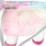 Plush Faux Fur Llamacorn Backpack Bag