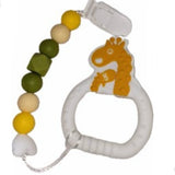 Giraffe Silicone Teether Chewing Toy Pacifier Clip VARIETY