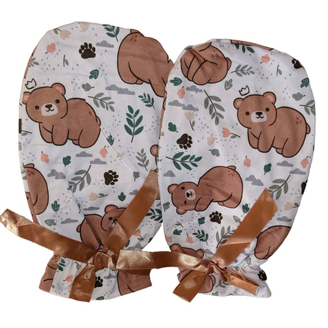 Fall Bear Adult Mittens