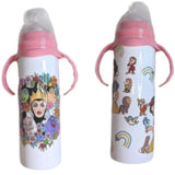 Princess New 8oz Stainless Steel Bottle With Handle