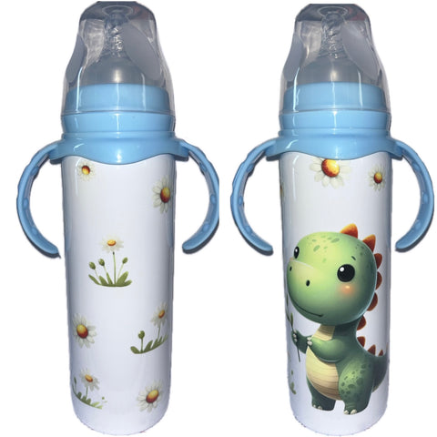 Dinosaur 8oz Stainless Steel Bottle