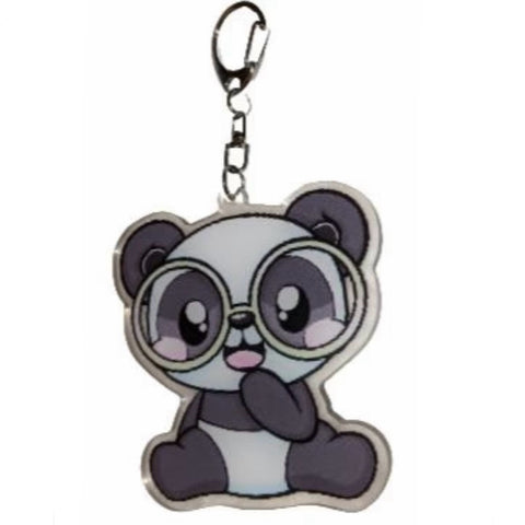 Silly Panda Key Chain