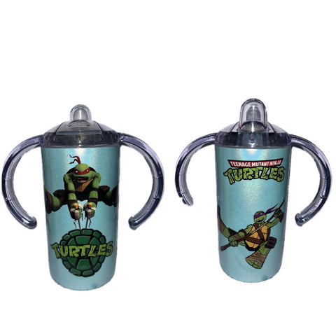 Hero Turtle 12oz Stainless Steel Sippy Cup With Handle