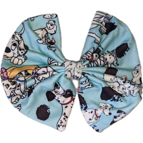 Dogs Fabric Hair Bow