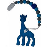 Giraffe Silicone Teether Chewing Toy Pacifier Clip VARIETY