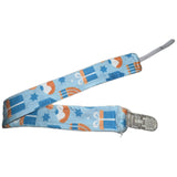 Happy Hanukkah Fabric Pacifier Clips