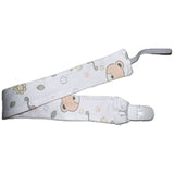 Spring Bears Fabric Pacifier Clips