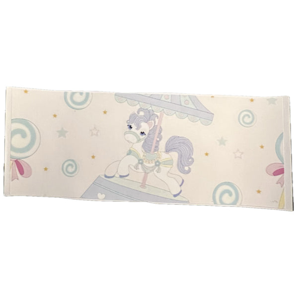 Carousel Ponies Vinyl Landing Strips Adult Diaper Sticker – Lil Kink ...