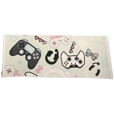 Video Game Vinyl Landing Strips Adult Diaper Sticker