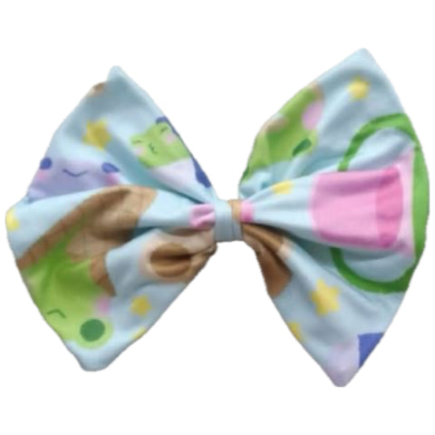 Froggie Treats Fabric Hair Bow ^