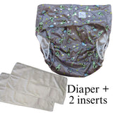 Disco Aliens Pocket Diaper